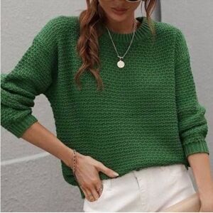 Universal Thread green knit crew neck sweater.